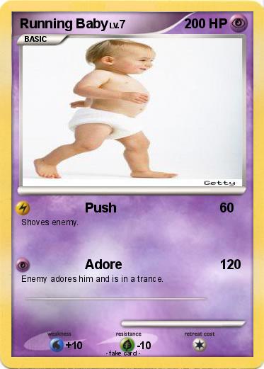 Pokemon Running Baby