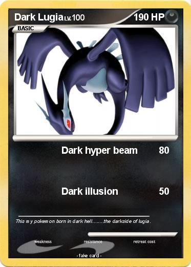 Pokemon Dark Lugia