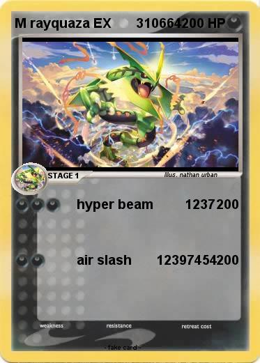 Pokemon M rayquaza EX       310664