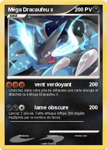 Pokemon Méga Dracaufeu x