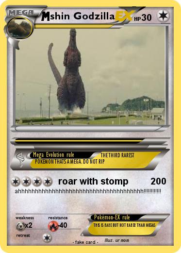 Pokemon shin Godzilla