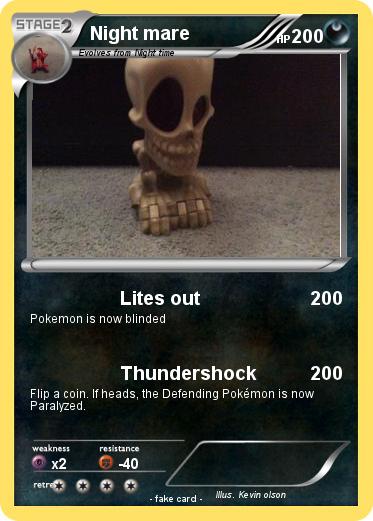 Pokemon Night mare