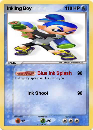 Pokemon Inkling Boy