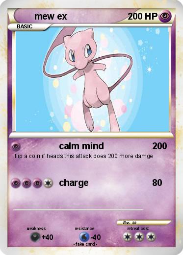 Pokemon mew ex