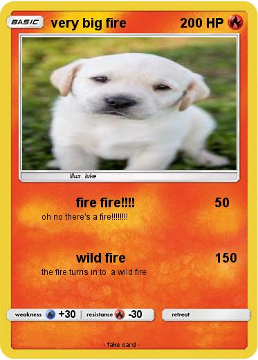 Pokemon very big fire