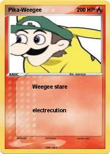 Pokemon Pika-Weegee
