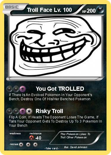 Pokemon Troll Face Lv. 100