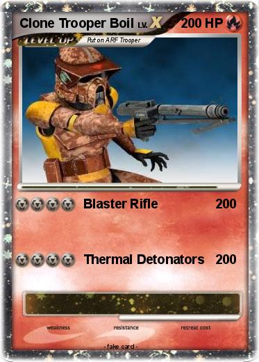 Pokemon Clone Trooper Boil