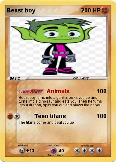 Pokemon Beast boy