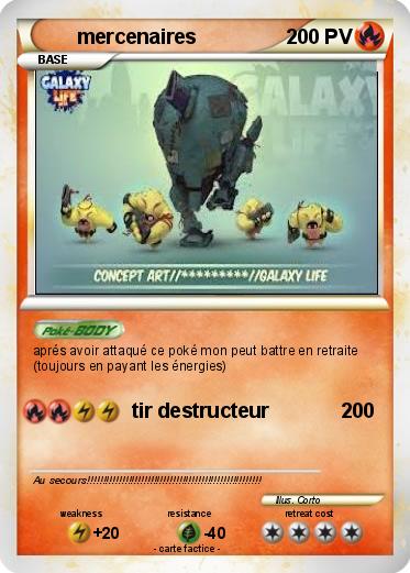Pokemon mercenaires