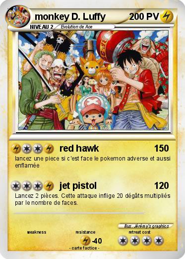 Pokemon monkey D. Luffy