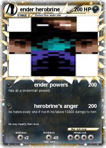Pokemon ender herobrine