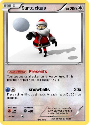 Pokemon Santa claus