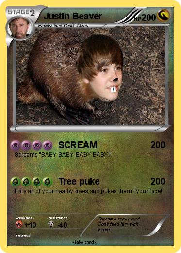 Pokemon Justin Beaver