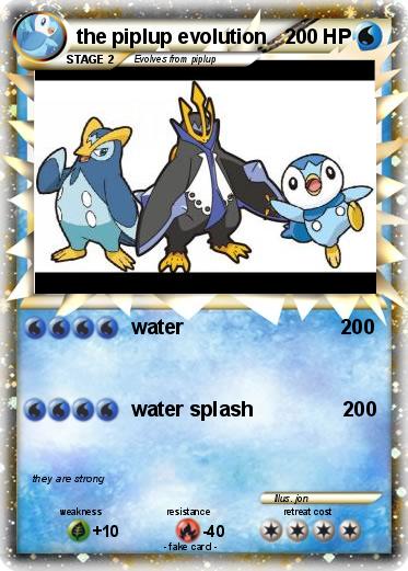 Pokemon the piplup evolution