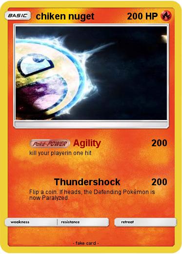 Pokemon chiken nuget