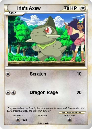 Pokemon Iris's Axew