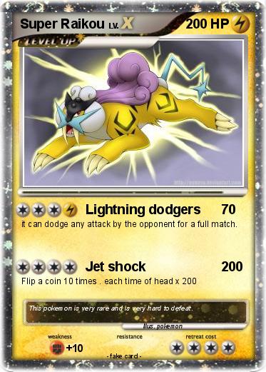 Pokemon Super Raikou