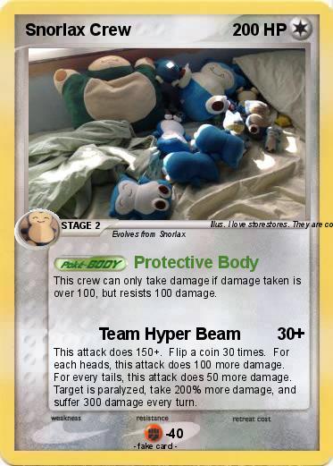 Pokemon Snorlax Crew