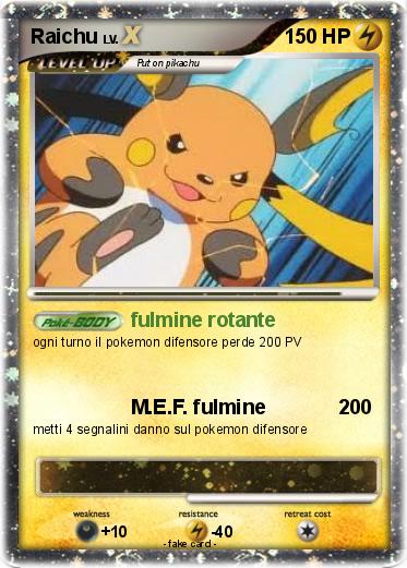 Pokemon Raichu