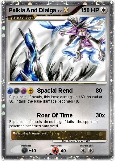 Pokemon Palkia And Dialga