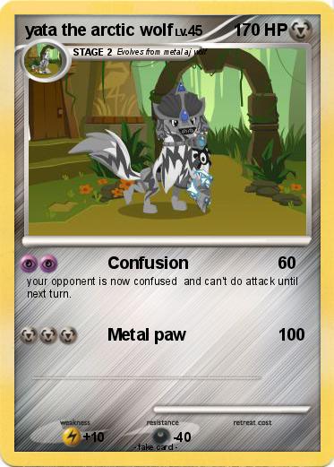 Pokemon yata the arctic wolf