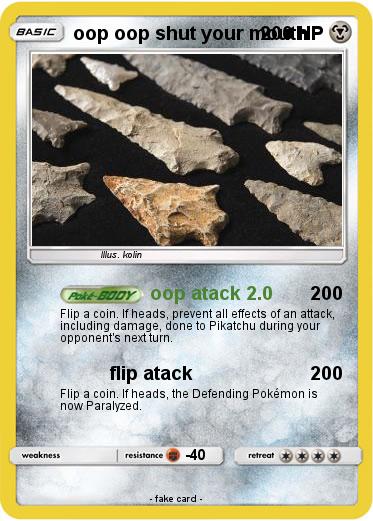 Pokemon oop oop shut your mouth