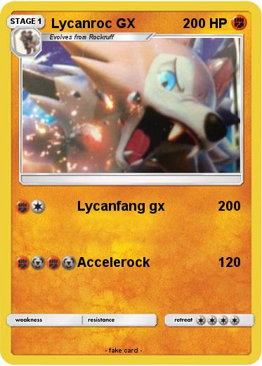 Pokemon Lycanroc GX