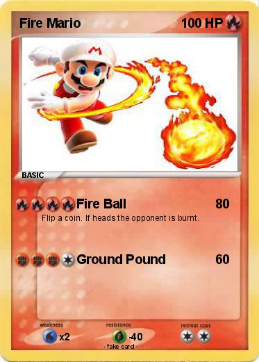 Pokemon Fire Mario