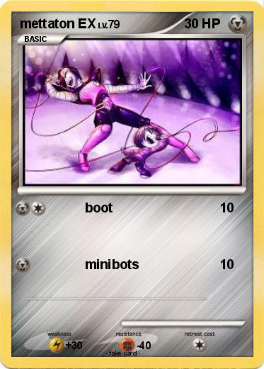 Pokemon mettaton EX