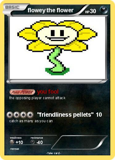 Pokemon flowey the flower