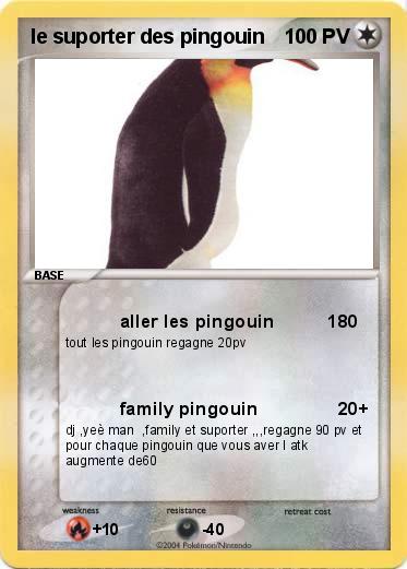 Pokemon le suporter des pingouin