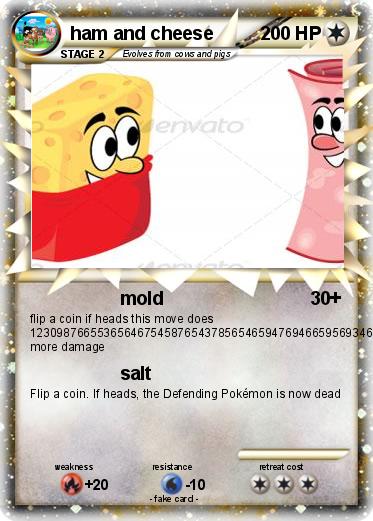 Pokemon ham and cheese