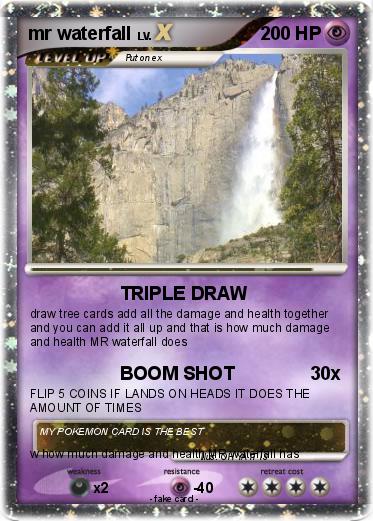 Pokemon mr waterfall