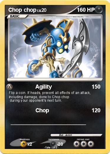 Pokemon Chop chop