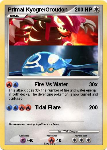 Pokemon Primal Kyogre/Groudon