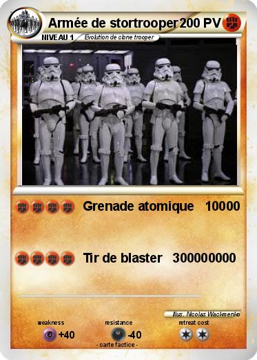 Pokemon Armée de stortrooper