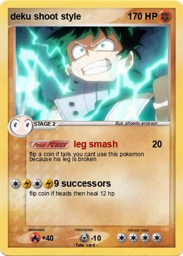 Pokemon deku shoot style