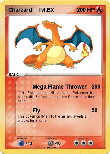 Pokemon Charzard     lvl.EX