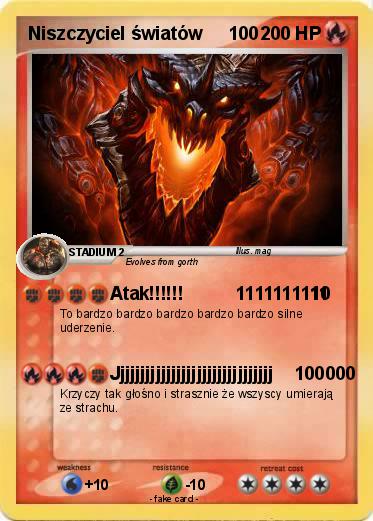 Pokemon Niszczyciel światów     100