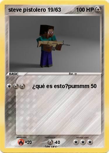 Pokemon steve pistolero 19/63
