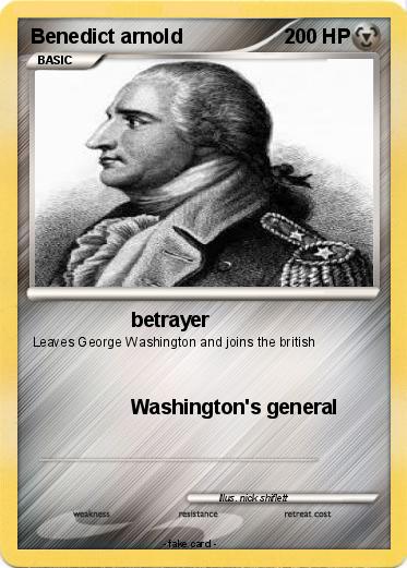 Pokemon Benedict arnold