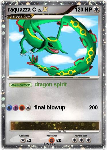Pokemon raquazza C