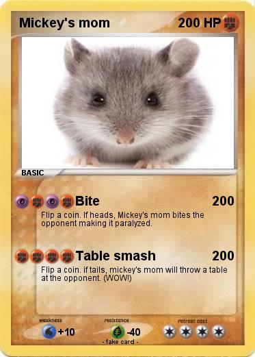 Pokemon Mickey's mom