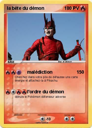 Pokemon la béte du démon