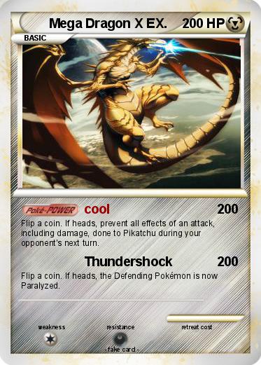 Pokemon Mega Dragon X EX.