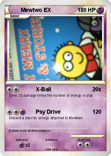 Pokemon Mewtwo EX