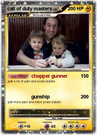 Pokemon call of duty masters