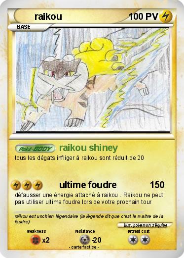Pokemon raikou