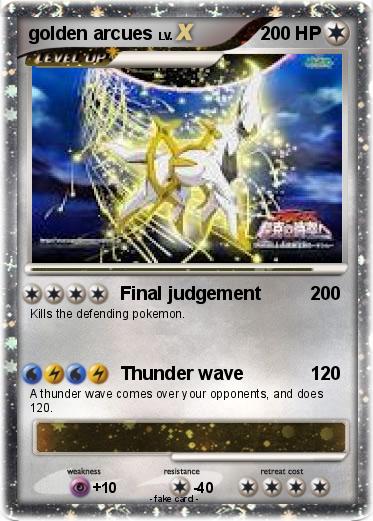 Pokemon golden arcues